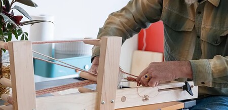 Schacht Inkle Loom in use