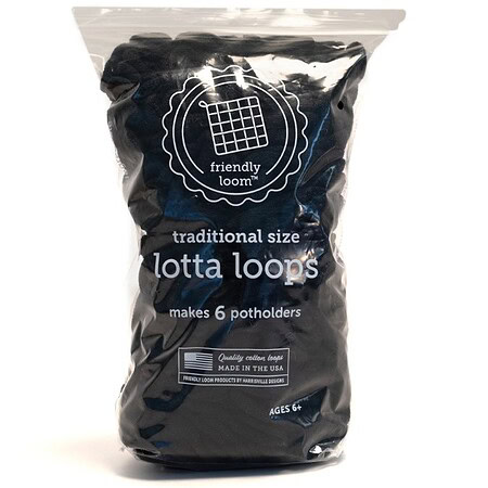 Black Traditional 7" Lotta Loops