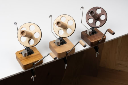 Louet Ball Winder in 3 wood types